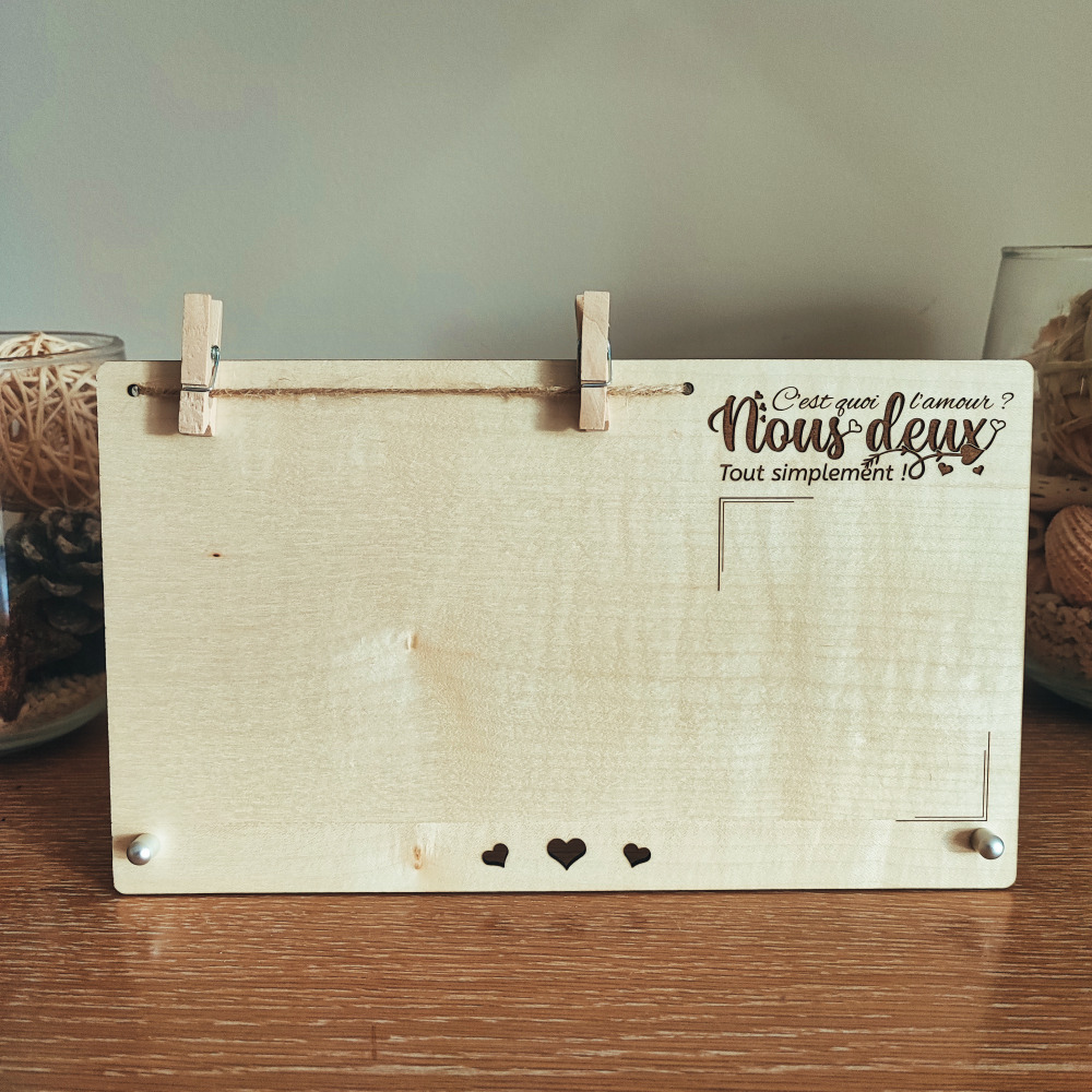 Cadre photo personnalisé amour – Image 7